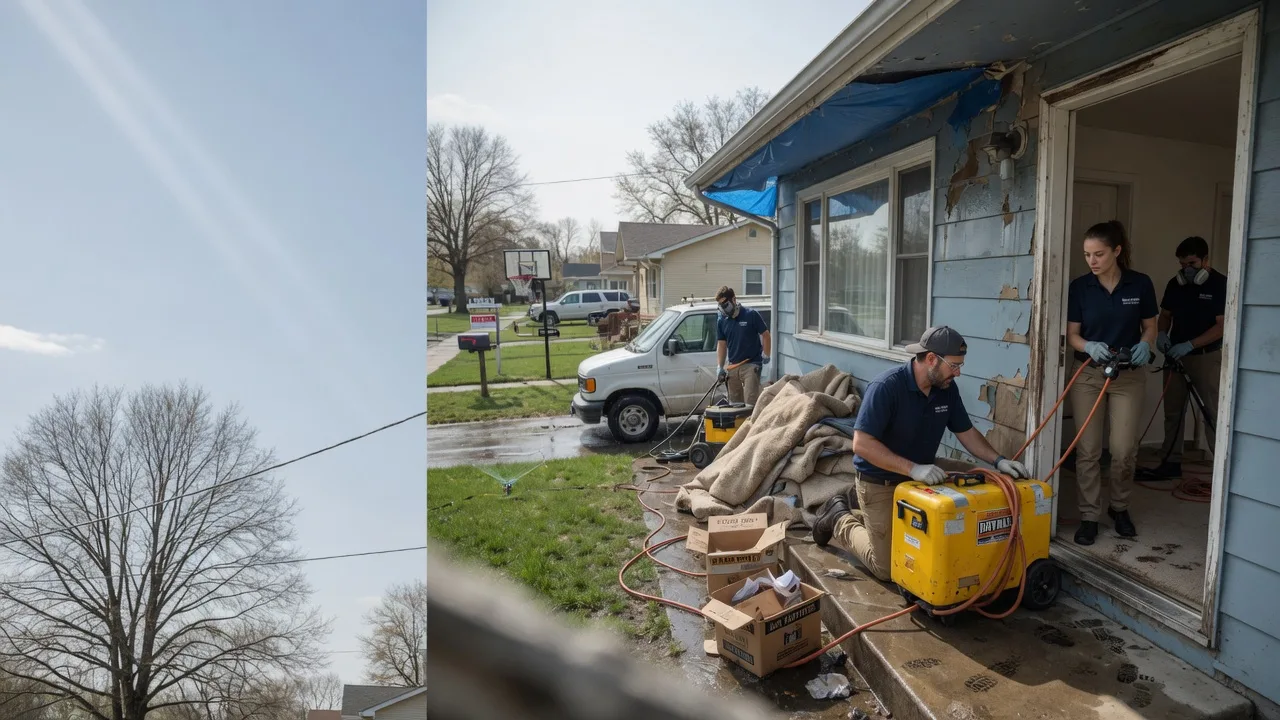 Basement Flood Cleanup in Nappanee, IN near me